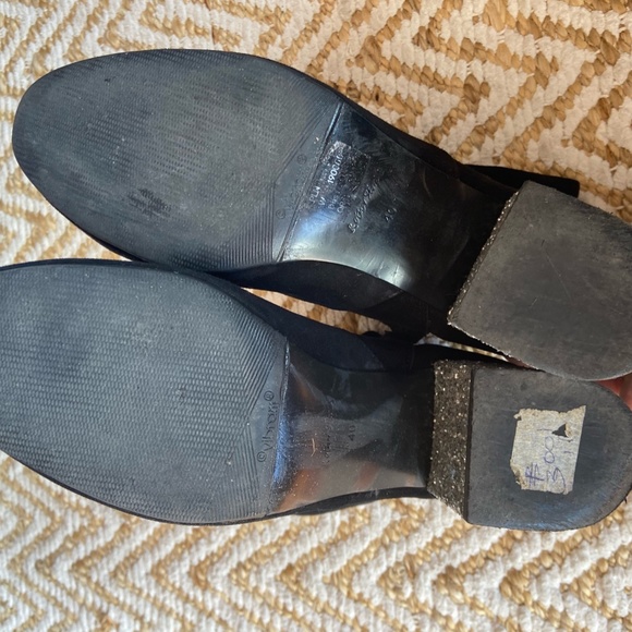 & Other Stories Glitter Star ankle boots suede 9.5 - Picture 13 of 16